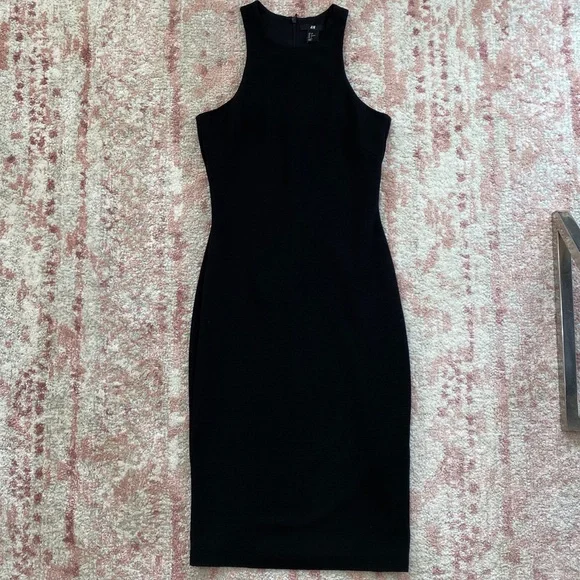 halter neck ruched midi dress Halter Neck Ruched Midi Dress in Black – IULOVER